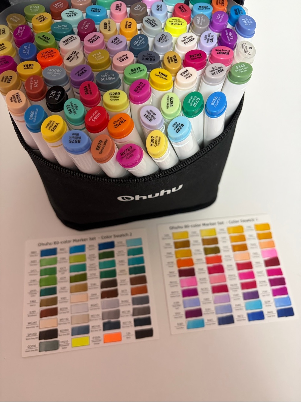 Ohuhu 80-Color Marker Set - Picture 2 of 3